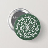 Badge Rond 5 Cm Forest Mandala (Devant & derrière)