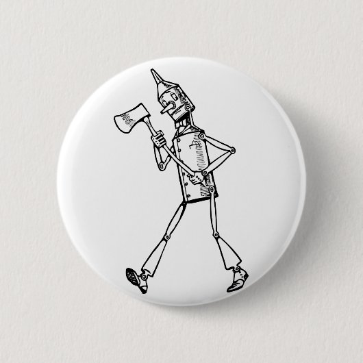 Badge Rond 5 Cm Forestier de bidon (Devant)