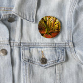 Badge Rond 5 Cm Forêt d'automne (En situation)
