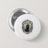 Badge Rond 5 Cm Forêt de champignons Fée Chat Drôle Chat Graphique (Devant & derrière)