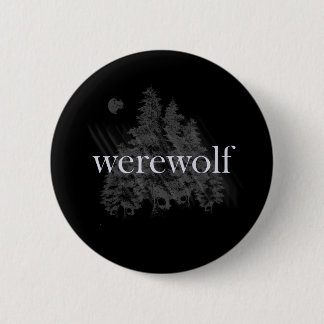 Badge Rond 5 Cm Forêt de Werewolf