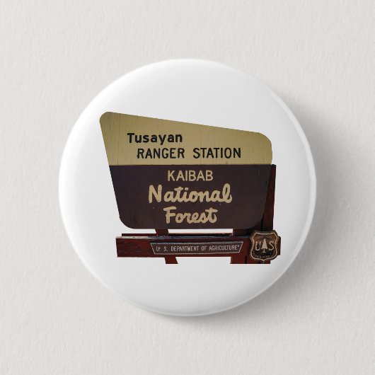 Badge Rond 5 Cm Forêt nationale de Kaibab (Devant)