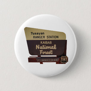 Badge Rond 5 Cm Forêt nationale de Kaibab