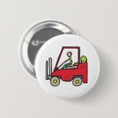 Badge Rond 5 Cm Forklift (Devant & derrière)