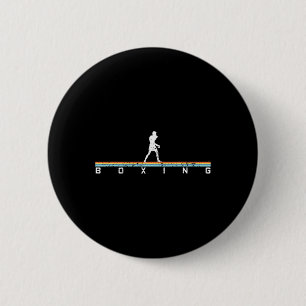 Badge Rond 5 Cm Formation de combattant de MMA Kickboxing Muay Tha