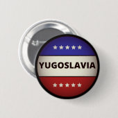 Badge Rond 5 Cm Former Yugoslavia (Devant & derrière)