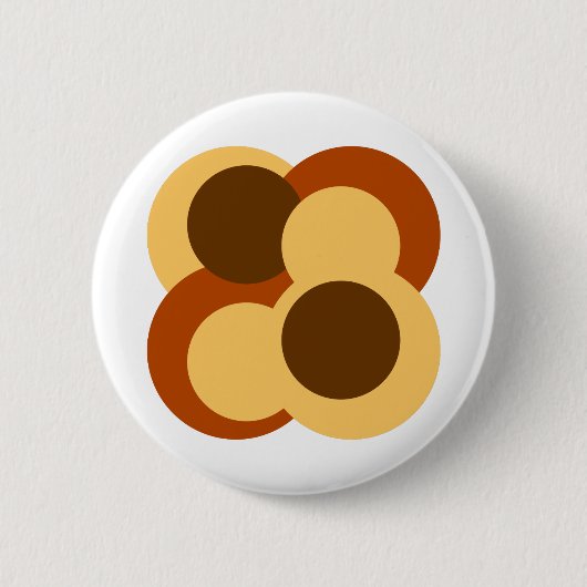 Badge Rond 5 Cm Formes géométriques Abstraites (Devant)