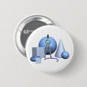 Badge Rond 5 Cm Formes géométriques et géométriques (Devant & derrière)