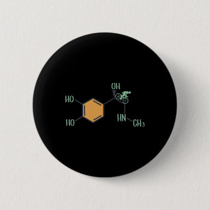 Badge Rond 5 Cm Formule d'adrénaline de vélo de montagne de descen