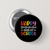 Badge Rond 5 Cm Formule Mathématique 100 Jours D'école Prof De Mat (Devant & derrière)