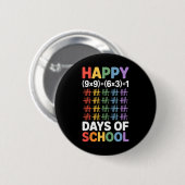 Badge Rond 5 Cm Formule Mathématique 100 Jours D'école Prof De Mat (Devant & derrière)