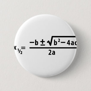 Badge Rond 5 Cm formule quadratique