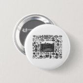 BADGE ROND 5 CM FOSSILES (Devant & derrière)