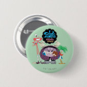 Badge Rond 5 Cm Foster's Home for Imaginary Friends | Groupe Hug (Devant & derrière)