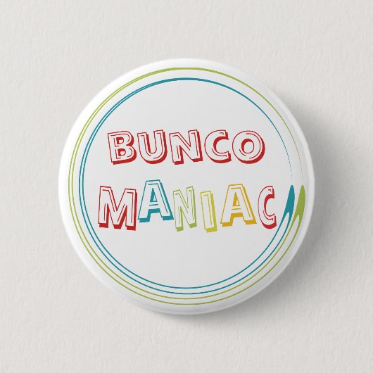 Badge Rond 5 Cm fou de bunco (Devant)
