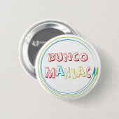Badge Rond 5 Cm fou de bunco (Devant & derrière)