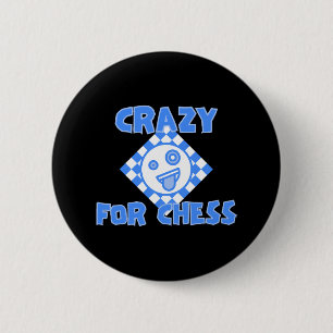 Badge Rond 5 Cm Fou d'échecs