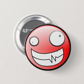 Badge Rond 5 Cm Fou impressionnant (Devant & derrière)