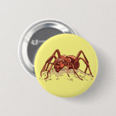Badge Rond 5 Cm Fourmi - Insecte travailleur (Devant & derrière)
