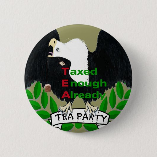 Badge Rond 5 Cm Fournitures de partie TEA (Devant)