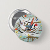Badge Rond 5 Cm Fox (Devant & derrière)