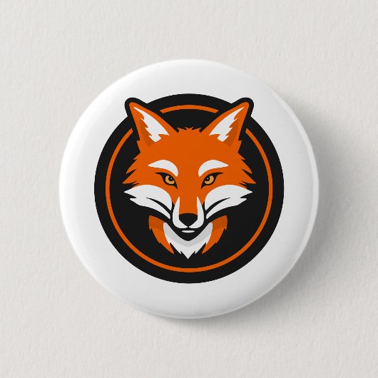 Badge Rond 5 Cm Fox (Devant)
