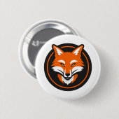 Badge Rond 5 Cm Fox (Devant & derrière)