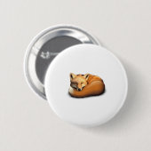 Badge Rond 5 Cm Fox (Devant & derrière)