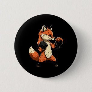 Badge Rond 5 Cm Fox Boxer Gants Boxer Mixed martial art Kickboxer