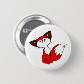 Badge Rond 5 Cm Fox délicieux (Devant & derrière)