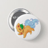 Badge Rond 5 Cm Fox d'esprit (Devant & derrière)