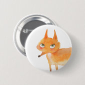 Badge Rond 5 Cm Foxy (Devant & derrière)