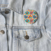 Badge Rond 5 Cm Foyers et sirènes (En situation)