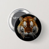 Badge Rond 5 Cm Fractage du tigre (Devant & derrière)
