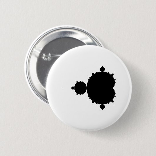 Badge Rond 5 Cm Fractal (Devant & derrière)
