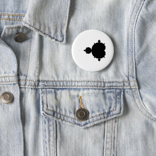 Badge Rond 5 Cm Fractal (En situation)