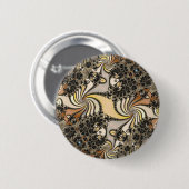 Badge Rond 5 Cm Fractal (Devant & derrière)