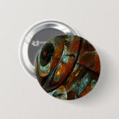 Badge Rond 5 Cm Fractionner l'art Abstrait (Devant & derrière)