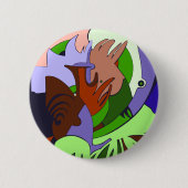 Badge Rond 5 Cm Fragments de Temps (Devant)