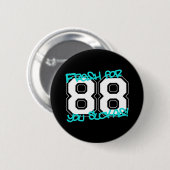Badge Rond 5 Cm Frais pour '88 (Devant & derrière)