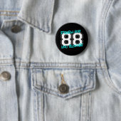Badge Rond 5 Cm Frais pour '88 (En situation)