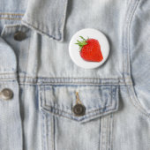 Badge Rond 5 Cm Fraise (En situation)