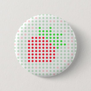 Badge Rond 5 Cm Fraise