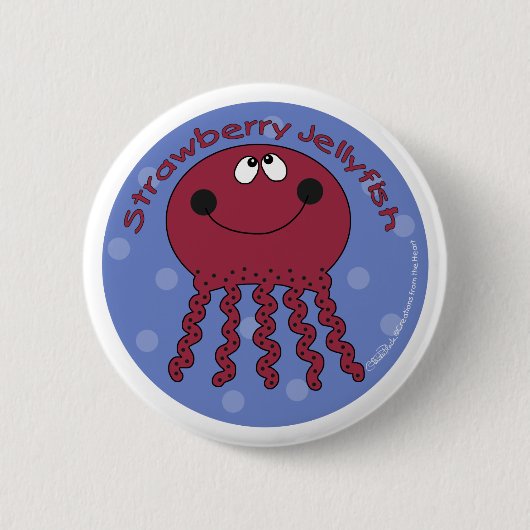 Badge Rond 5 Cm Framboise (Devant)