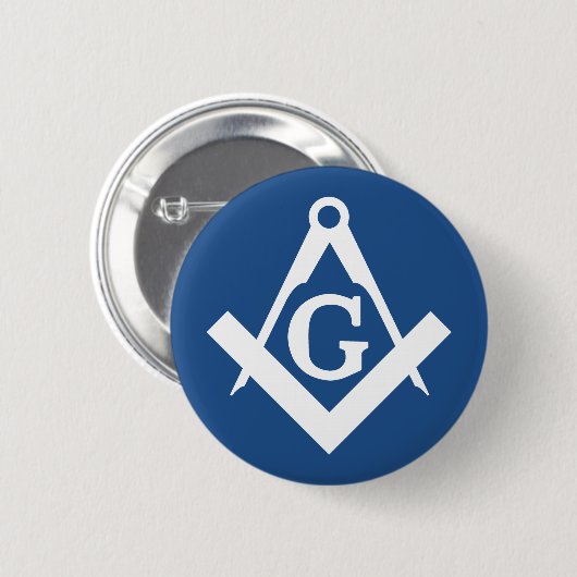 Badge Rond 5 Cm Franc-maçon (Devant & derrière)