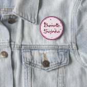 Badge Rond 5 Cm Français : Bouton Bonne Soie (En situation)