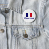 Badge Rond 5 Cm Francais de Parlez-vous ? (En situation)