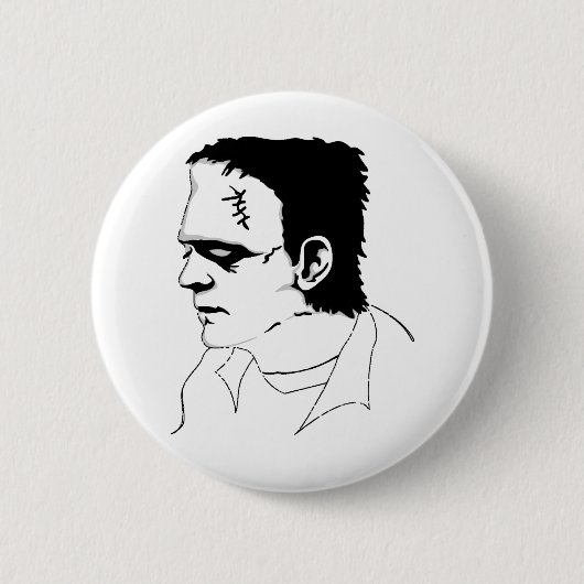 Badge Rond 5 Cm Frankenstein (Devant)