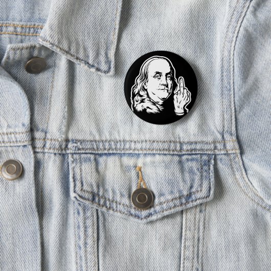 Badge Rond 5 Cm Franklin (En situation)