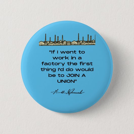 Badge Rond 5 Cm Franklin D. Roosevelt Quote Button (Devant)